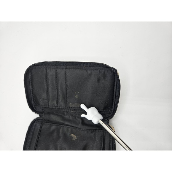 Vera Bradley Women's Wrislet Card Holder Yellow Black White Floral - Picture 6 of 6